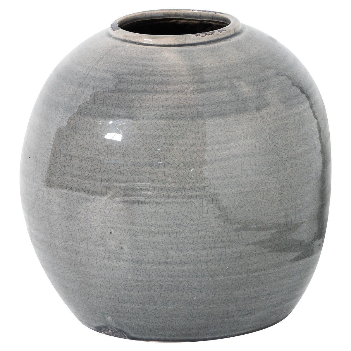 Garda Grey Glazed Tiber Vase - image 1