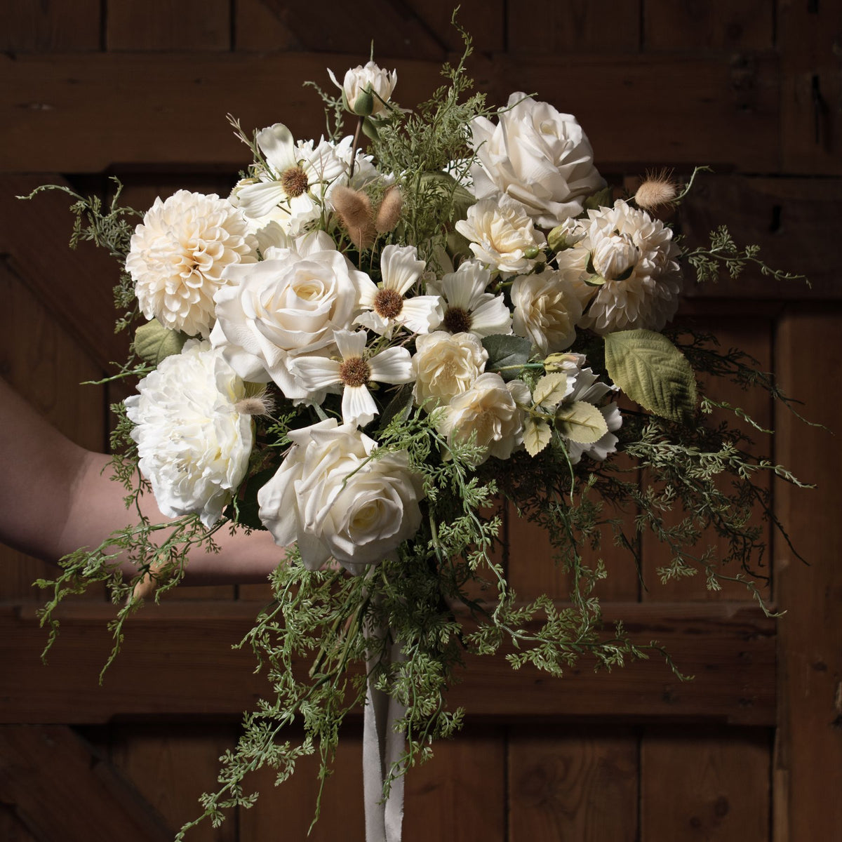 White Dahlia Stem - image 4