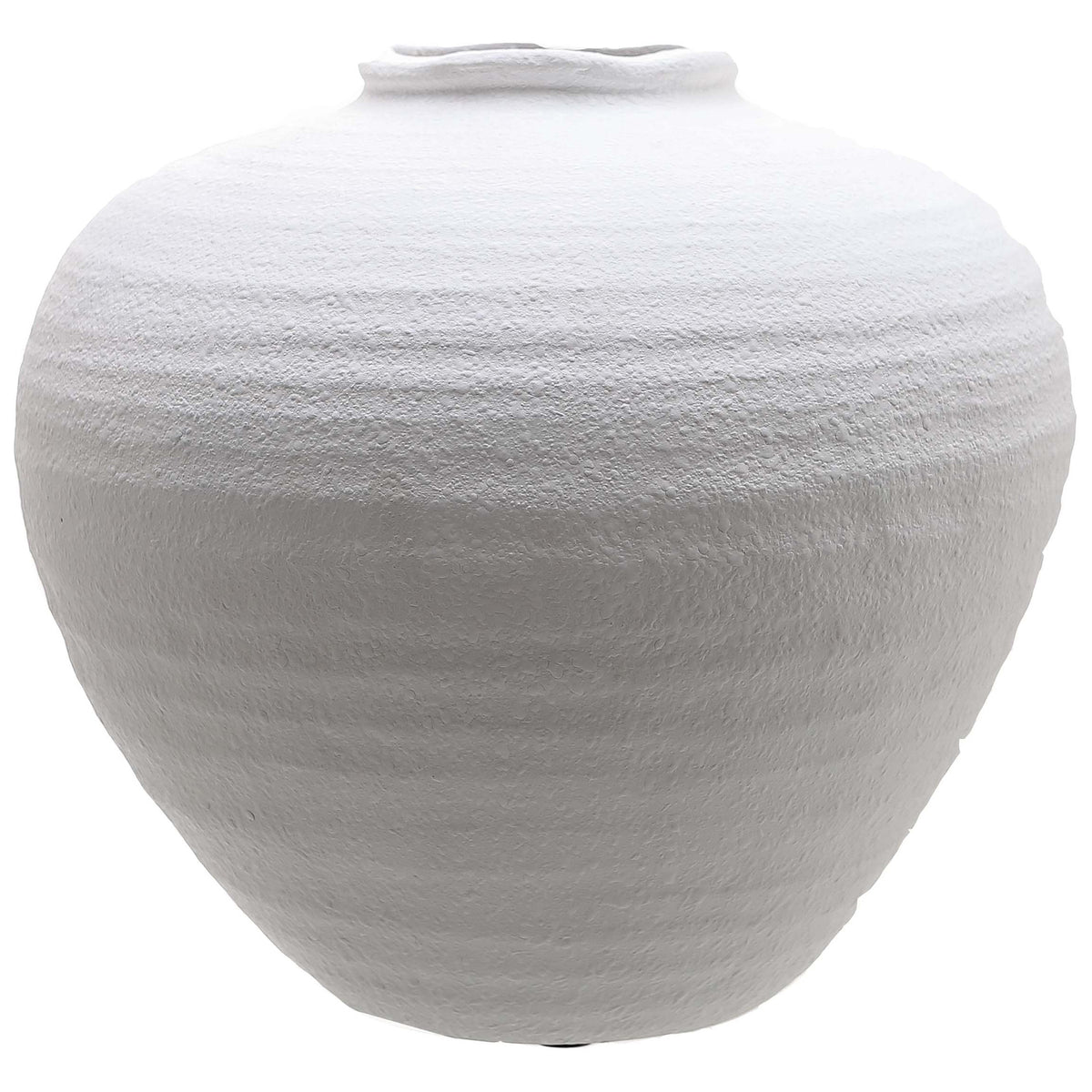 Regola Large Matt White Ceramic Vase - image 1