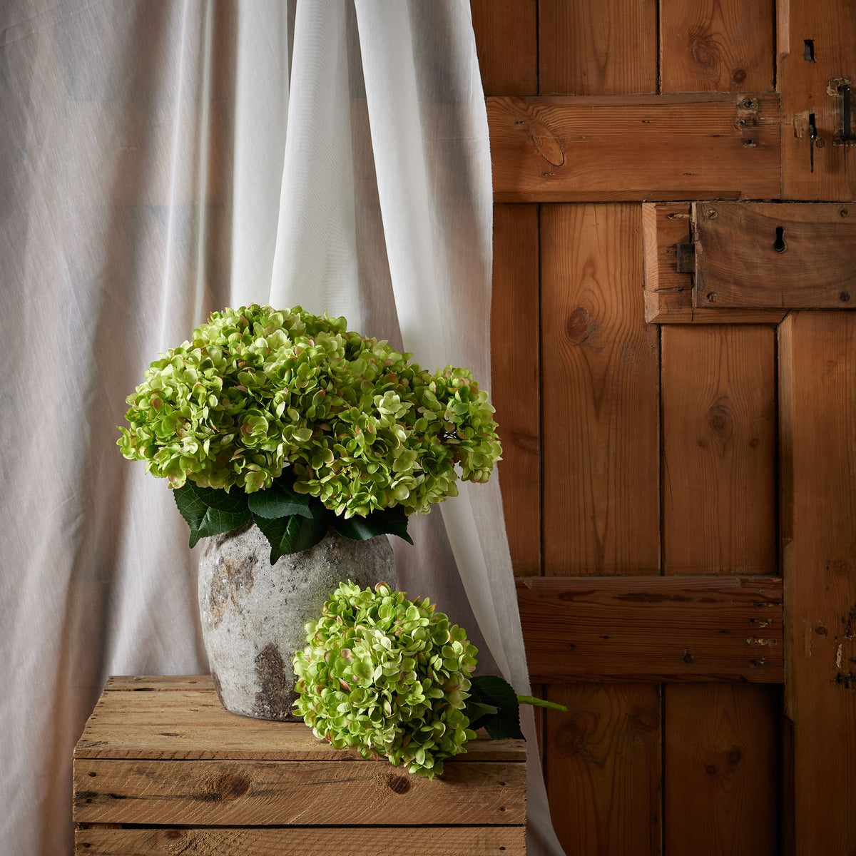 Green Hydrangea Bunch - image 3