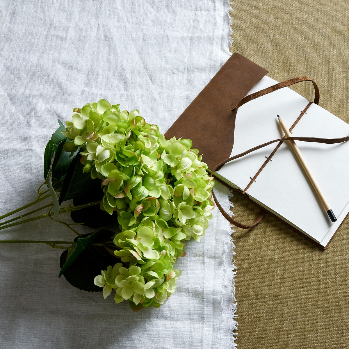 Green Hydrangea Bunch - image 1