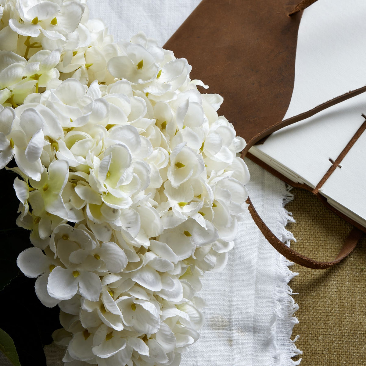 White Hydrangea Bunch - image 2