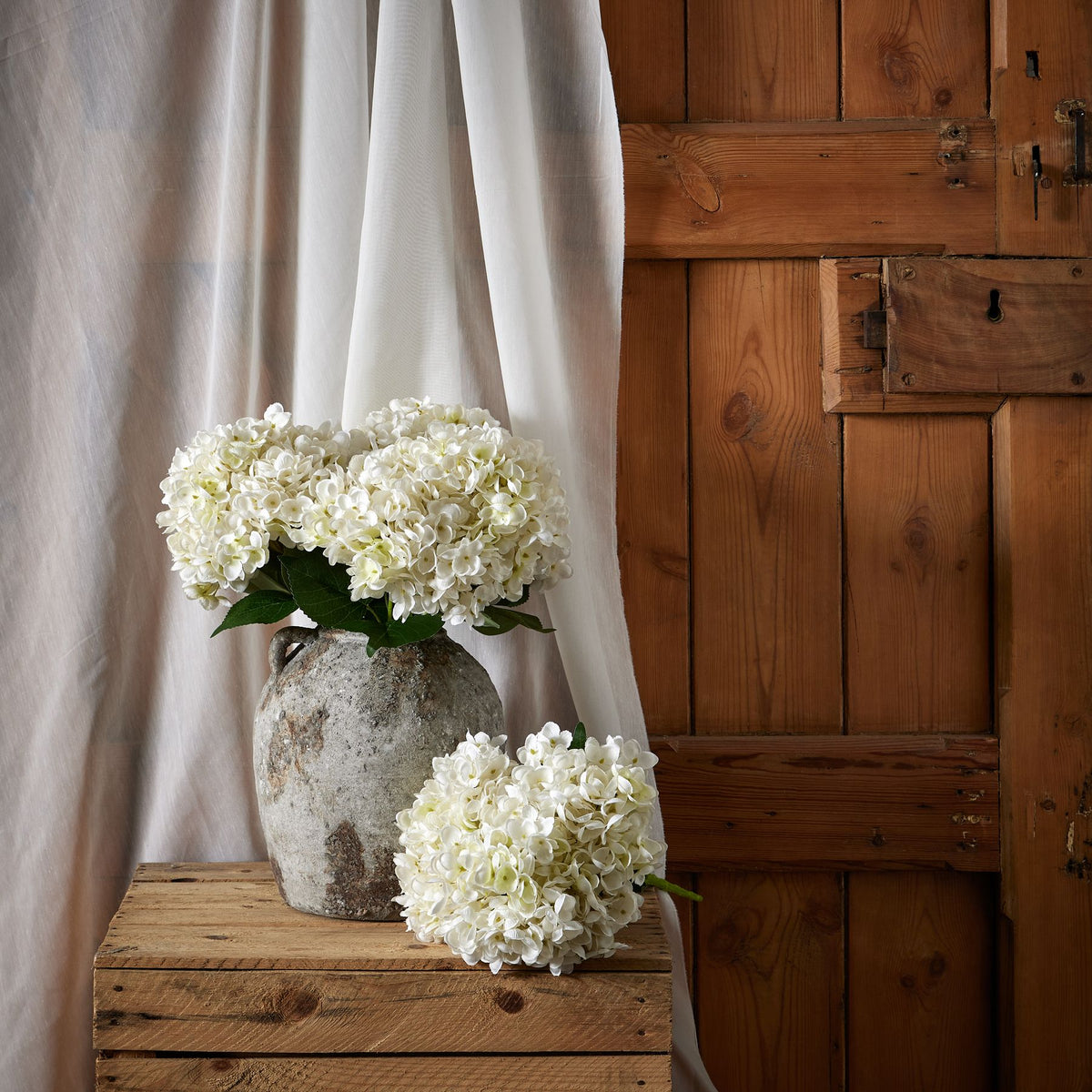 White Hydrangea Bunch - image 3