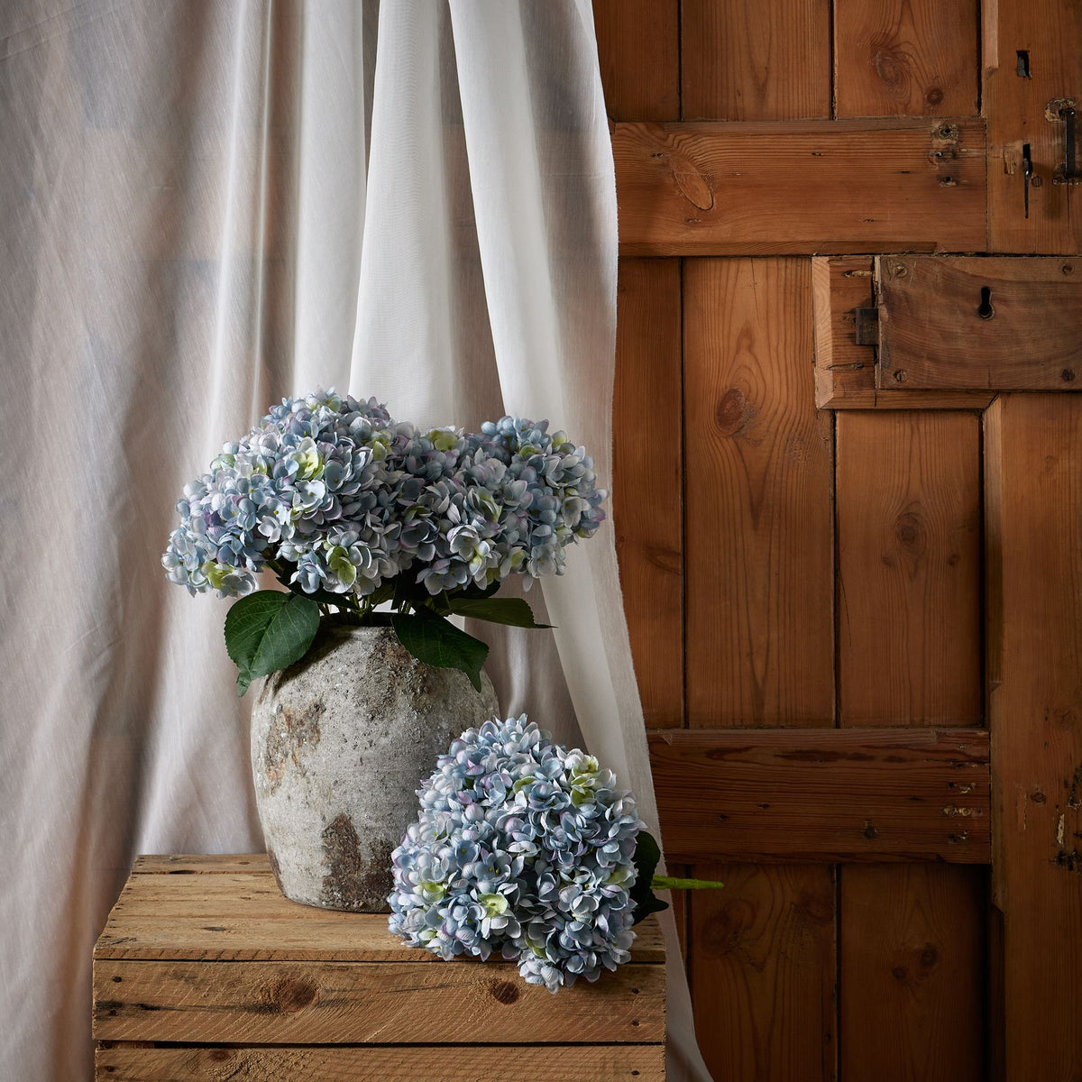 Blue Hydrangea Bunch - image 3