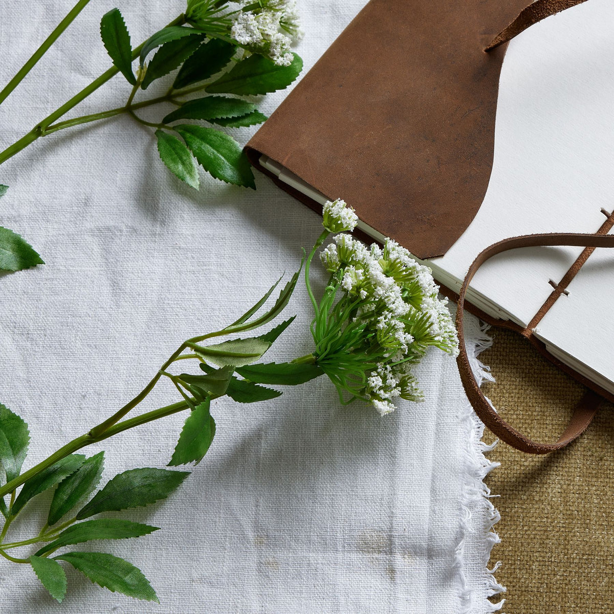 Faux White Cow Parsley Ammi - image 2