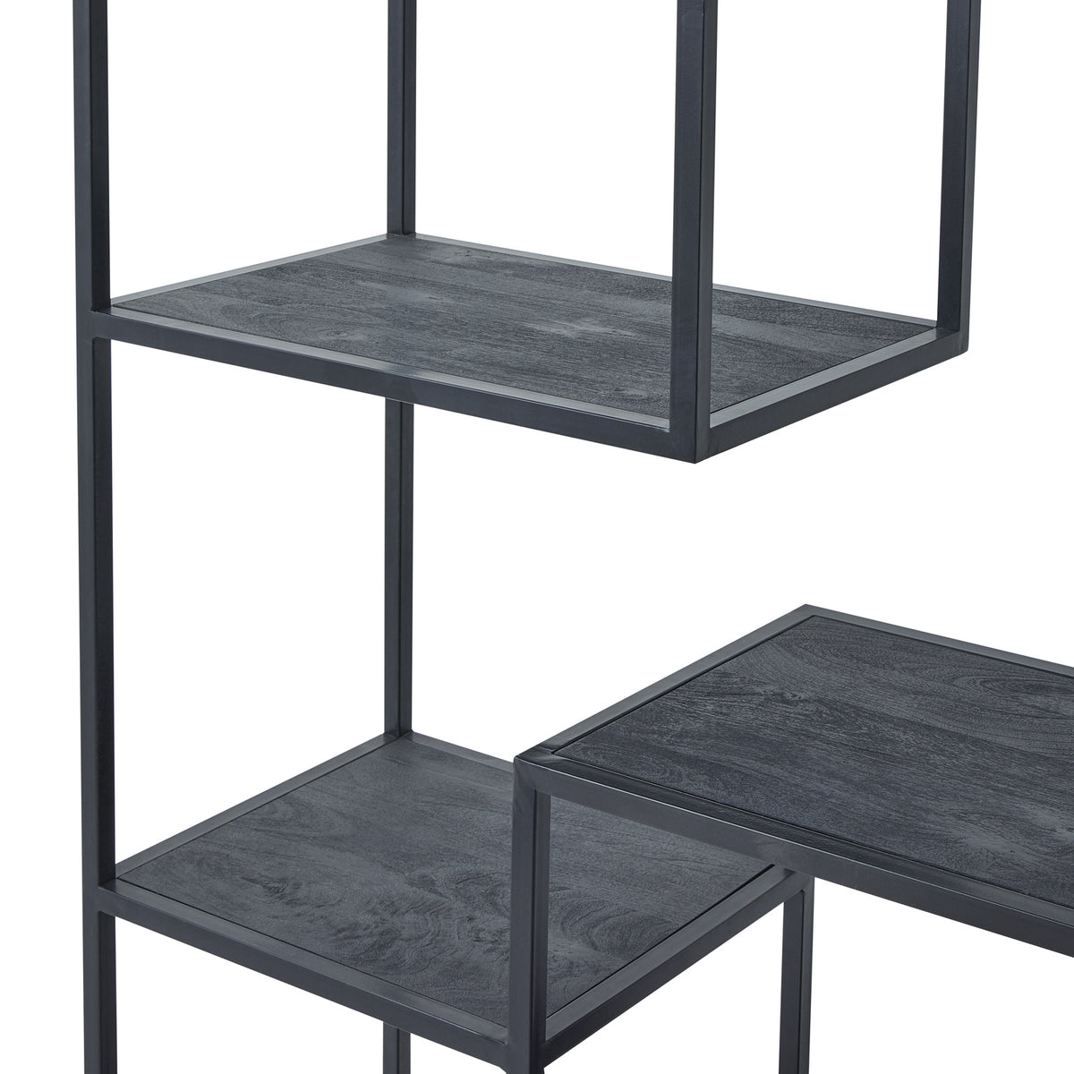 Large Black Multi Shelf Unit - image 3