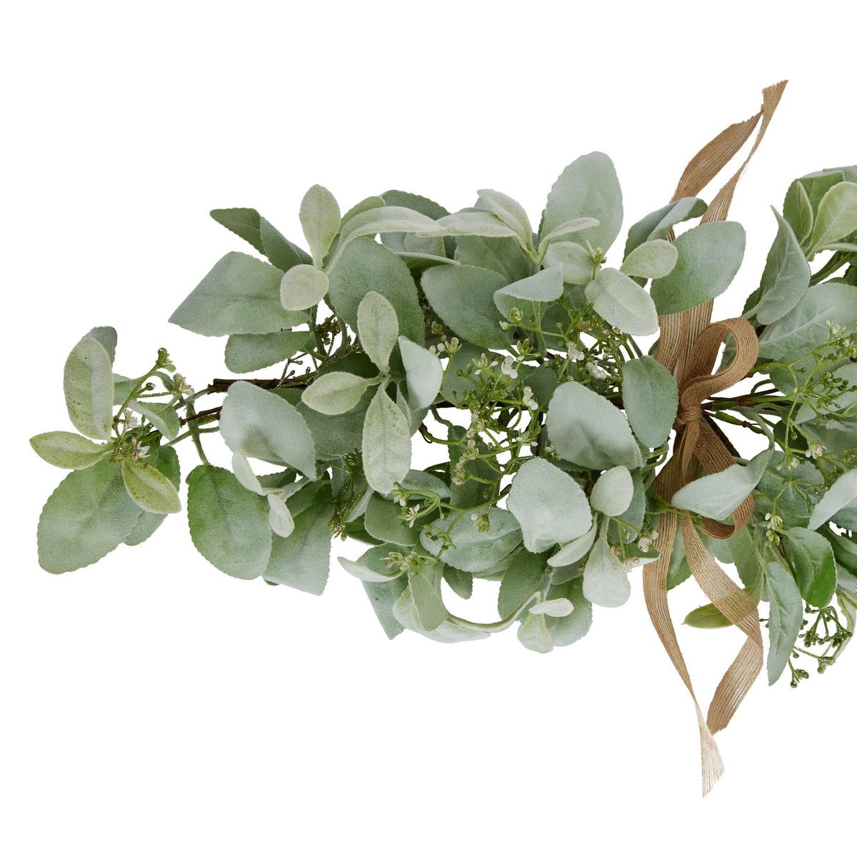 Winter Spray Arrangement With Lambs Ear And Wax Flower - image 2