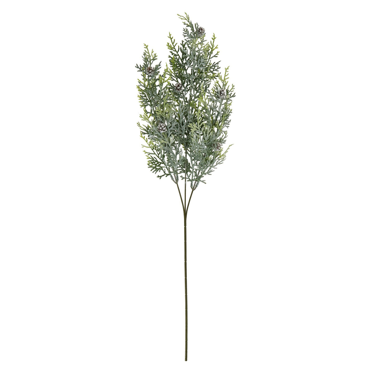 Frosted Pine Tall Stem With Pinecones - image 3