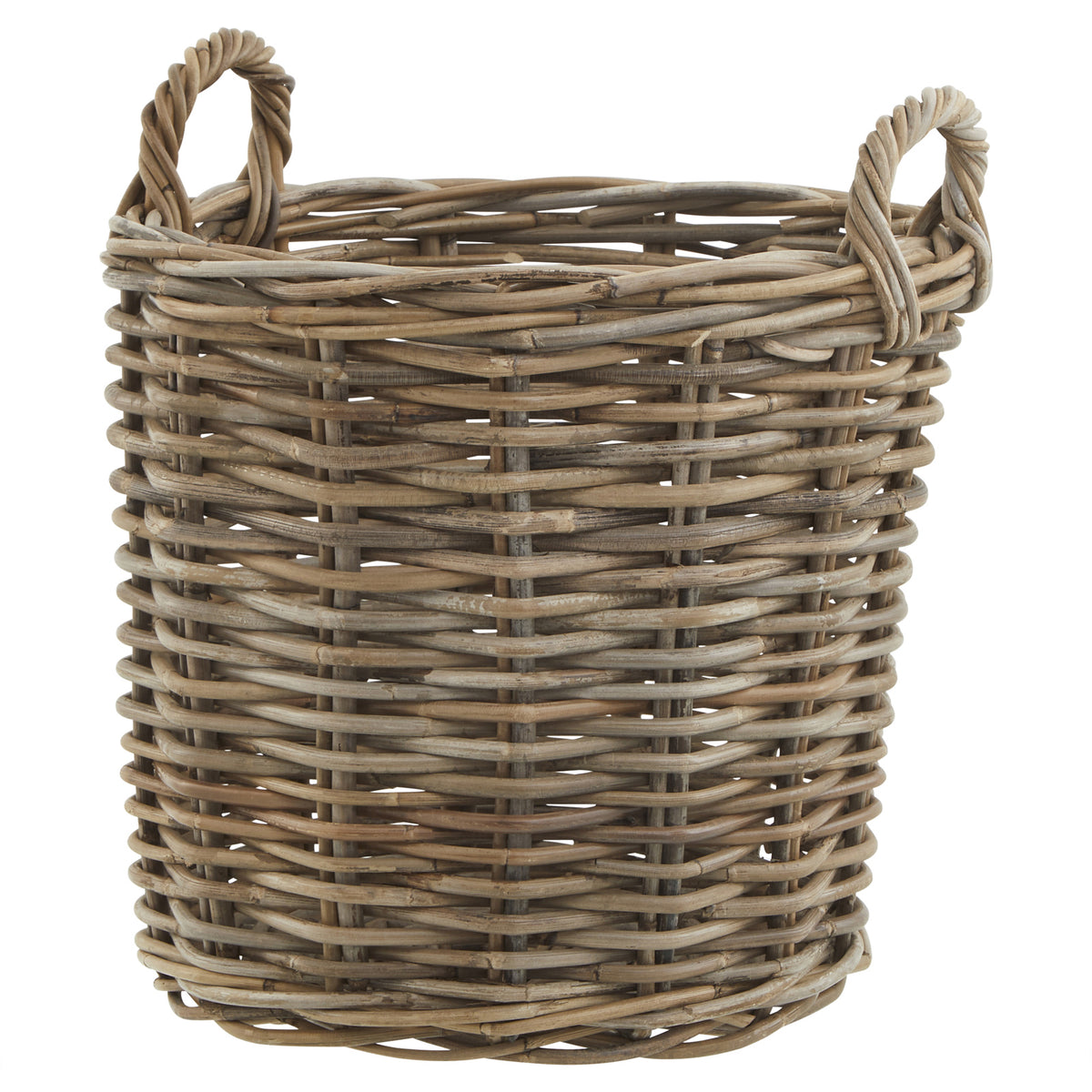 Set of 3 Kubu Rattan Round Storage Baskets - image 4