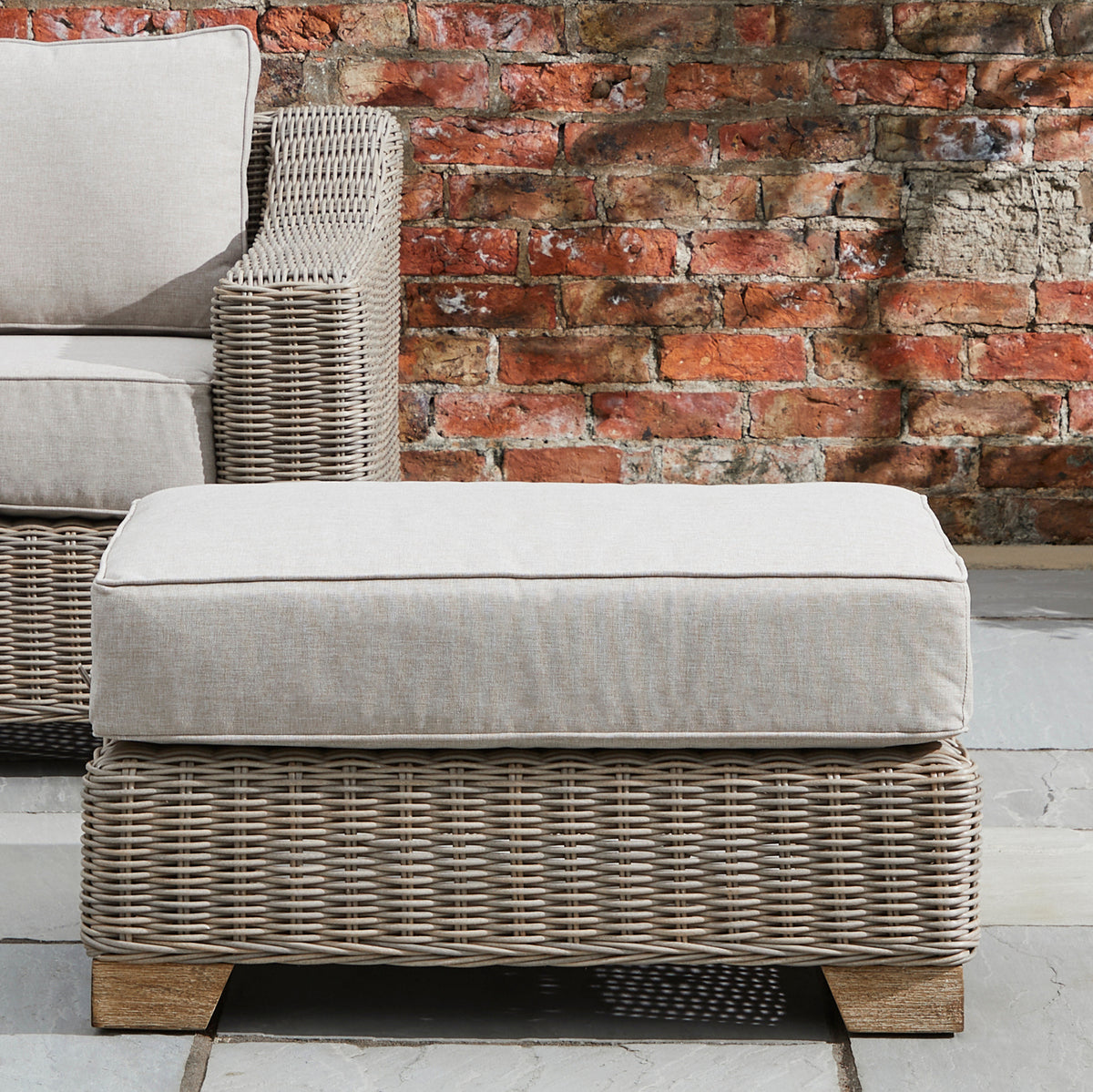 Capri Collection Outdoor Foot Stool - image 1