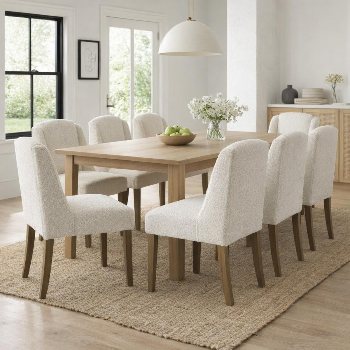 Compton Boucle Dining Chair - image 1