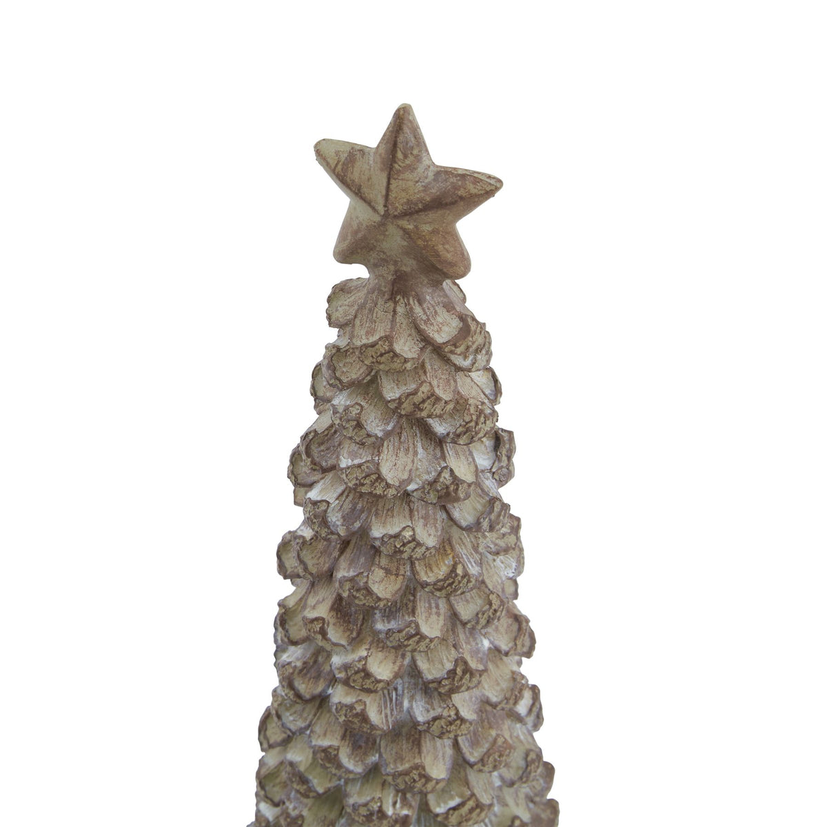 Medium Beige Cedar Tree With Star - image 2