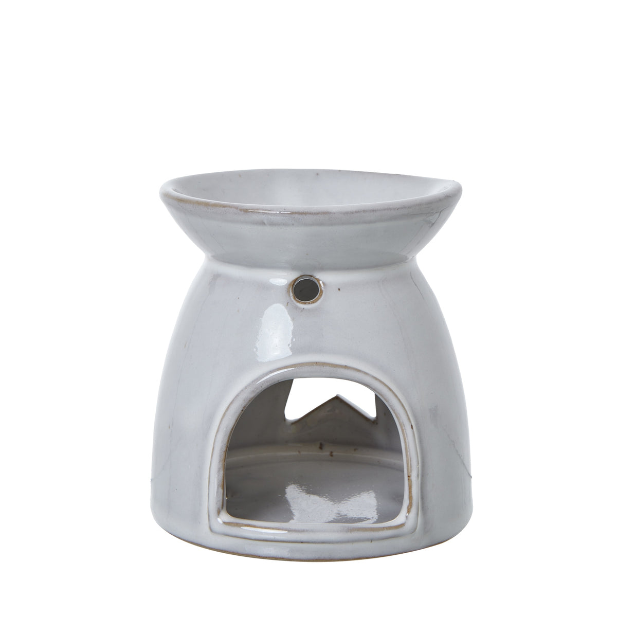 White Ceramic Star Cut-Out Wax Melt Tealight Holder - image 2