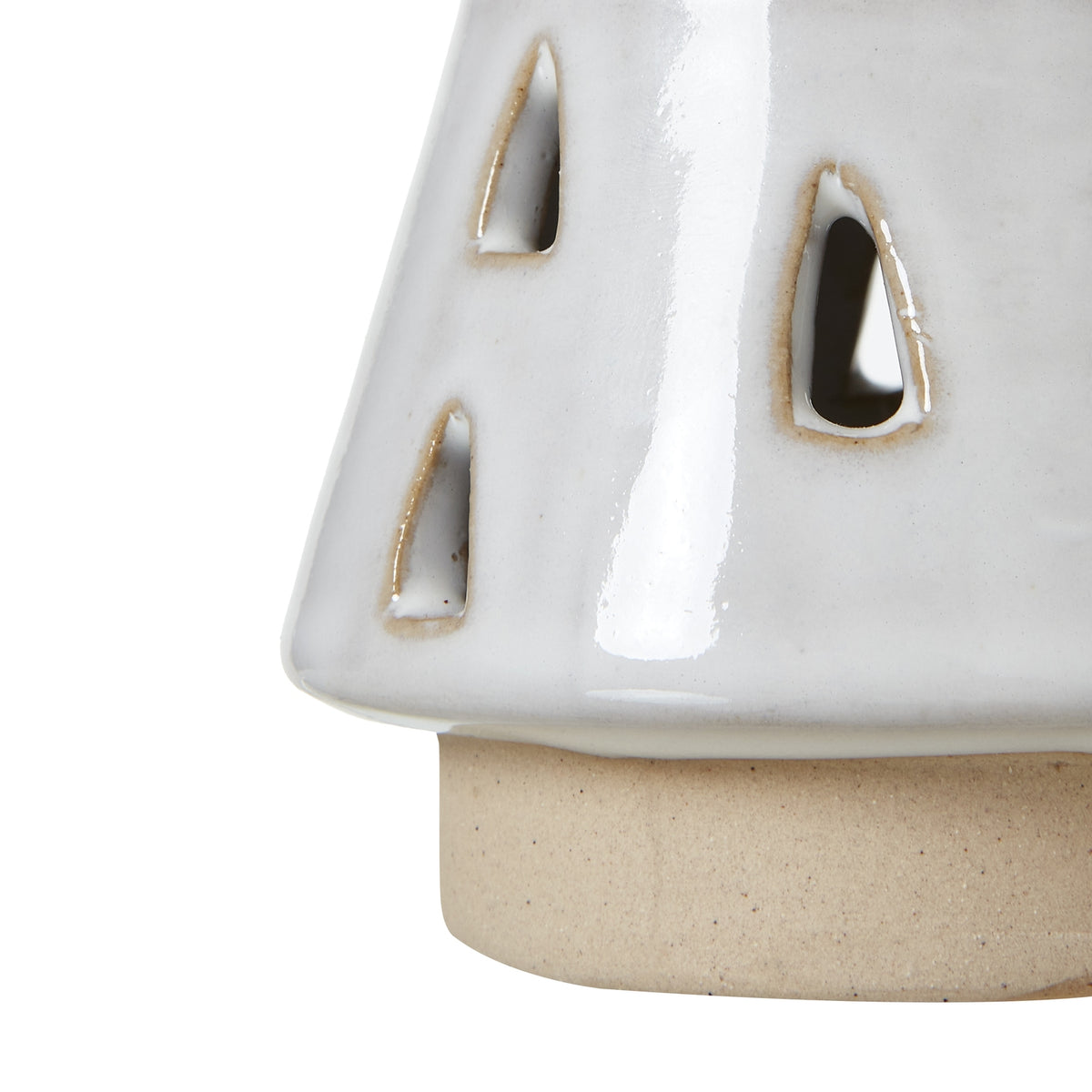 Small White Ceramic Cut-Out Tree With LED Lights - image 3