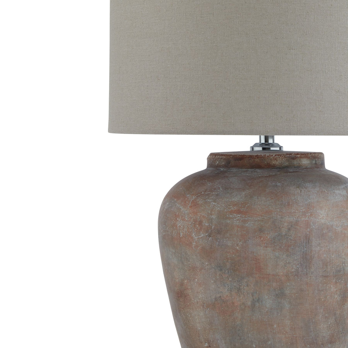 Siena Brown Table Lamp With Linen Shade - image 2