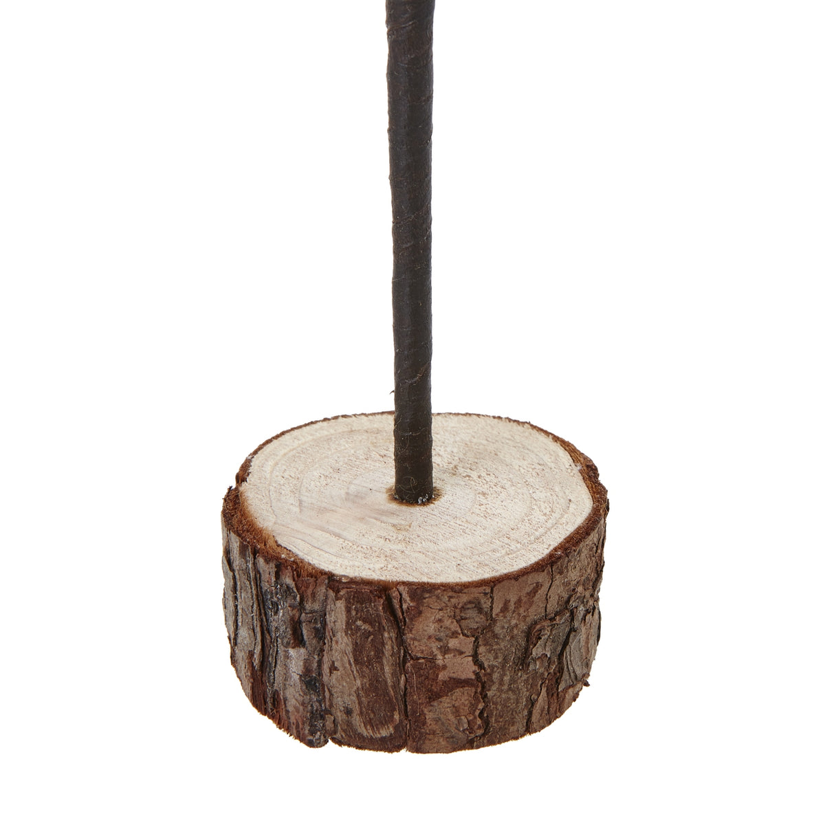 Medium Snowy Spindle Tree In Wood Log - image 3