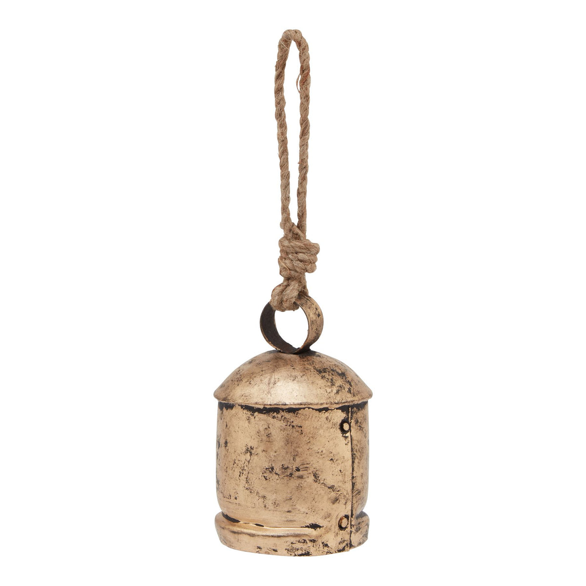 Antique Gold Bell Bauble - image 1