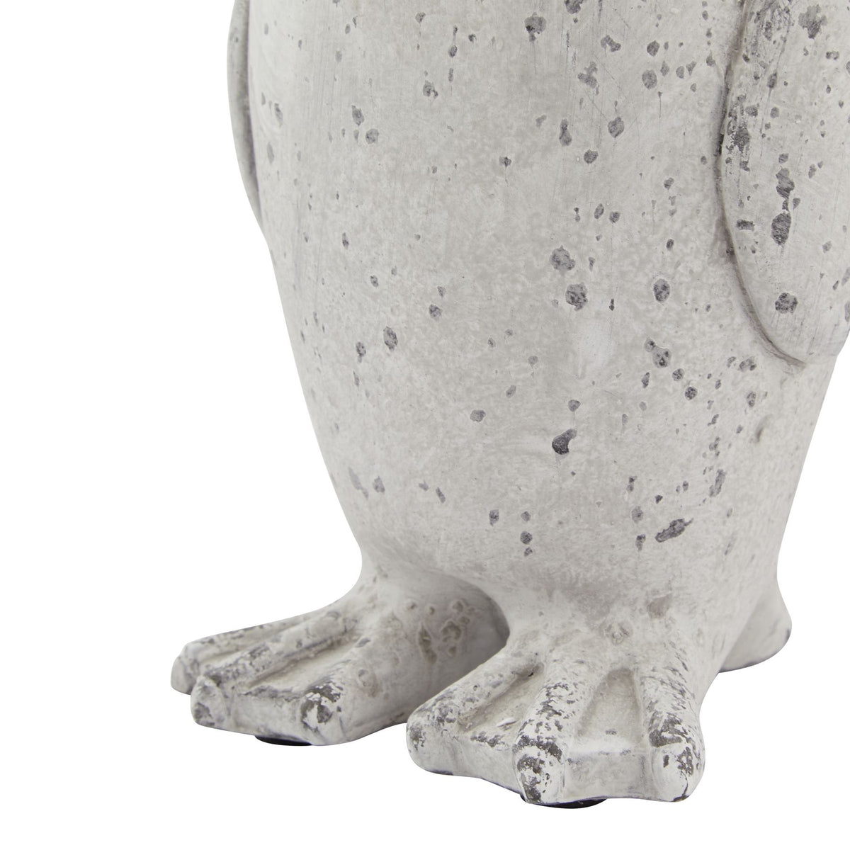 Small Grey Stone Effect Penguin Statue - image 3