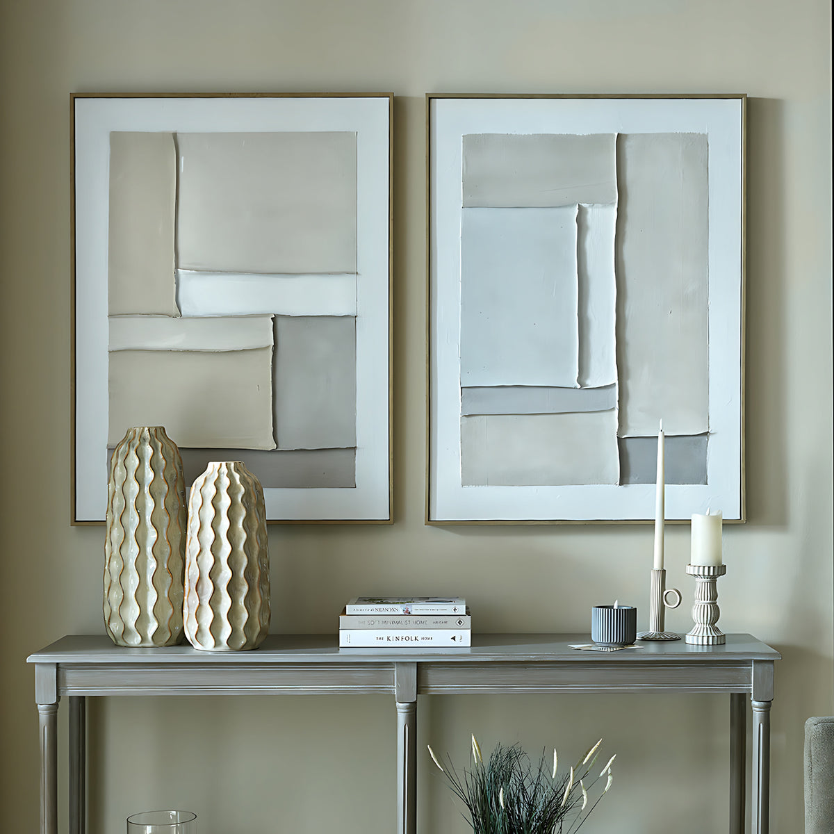 Contempo Beta Framed Painting On Canvas - image 1