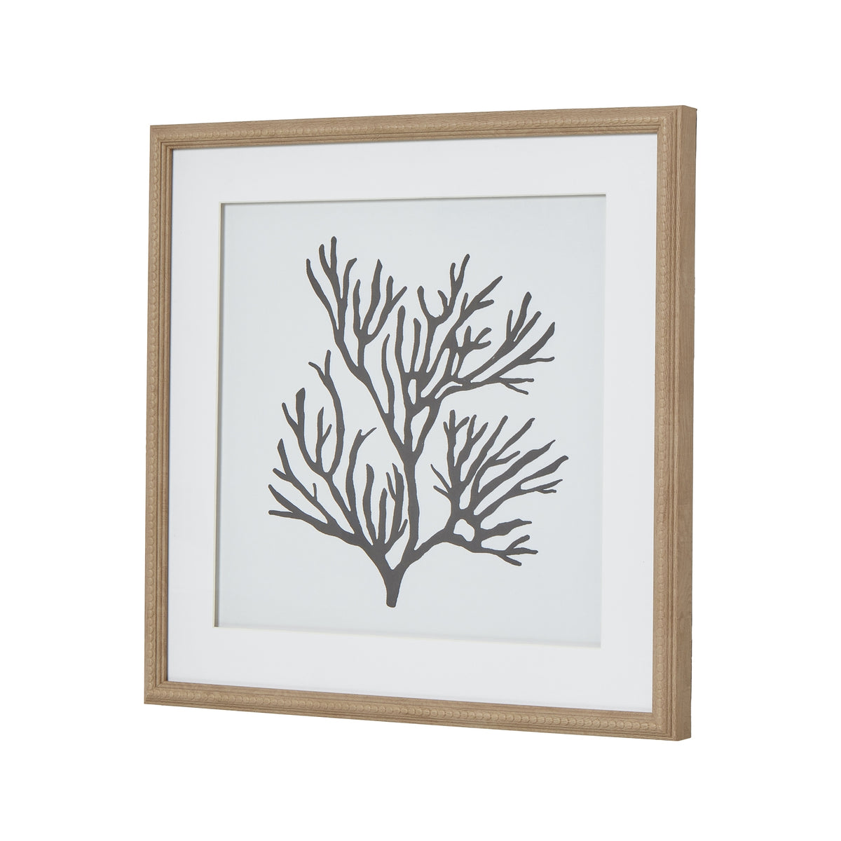 Reef Coral Art Mounted In Beaded Frame - image 2