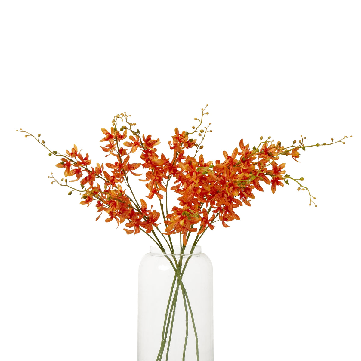Orange Cymbidium Spray - image 3