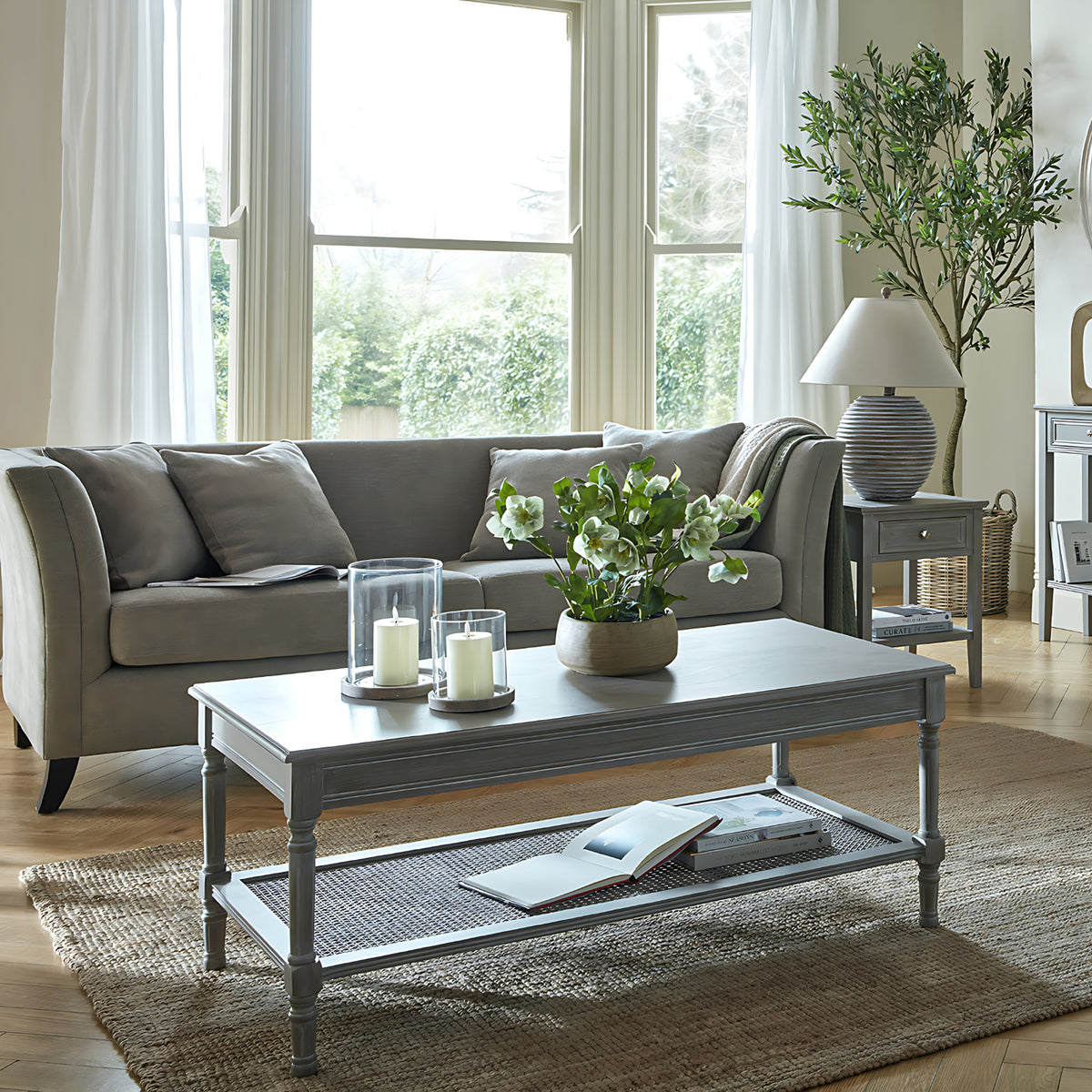 The Serene Collection One Drawer Side Table - image 2
