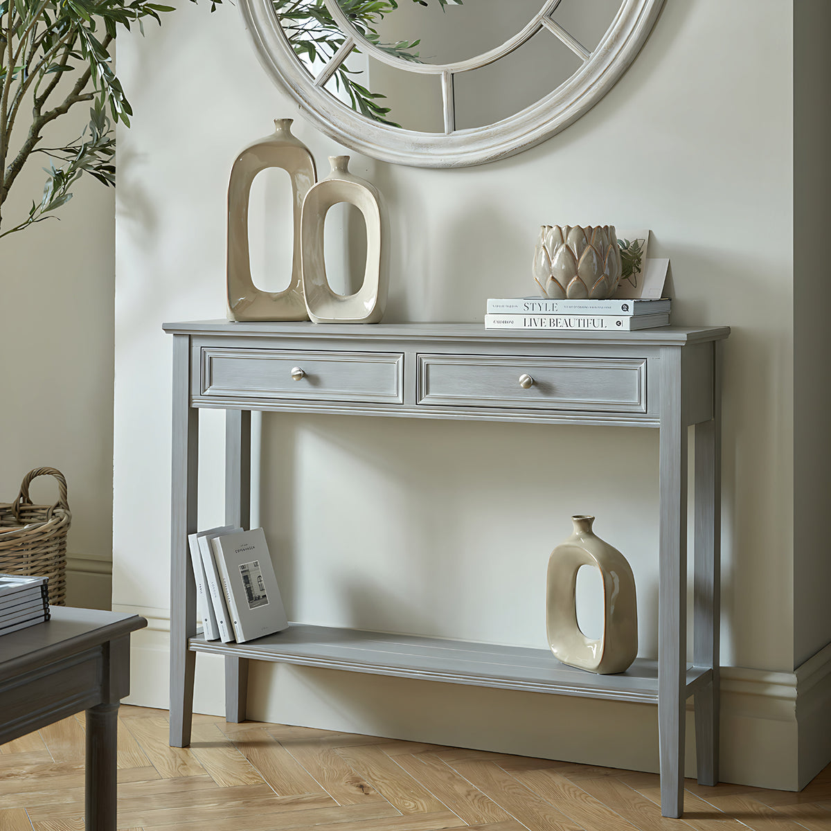 The Serene Collection Two Drawer Console Table - image 1