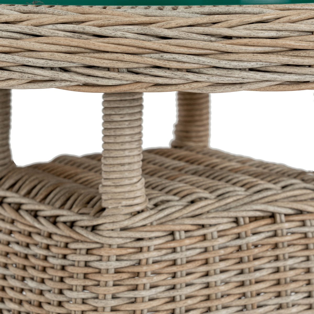 Amalfi Collection Outdoor Bistro Table With Wood Top - image 5