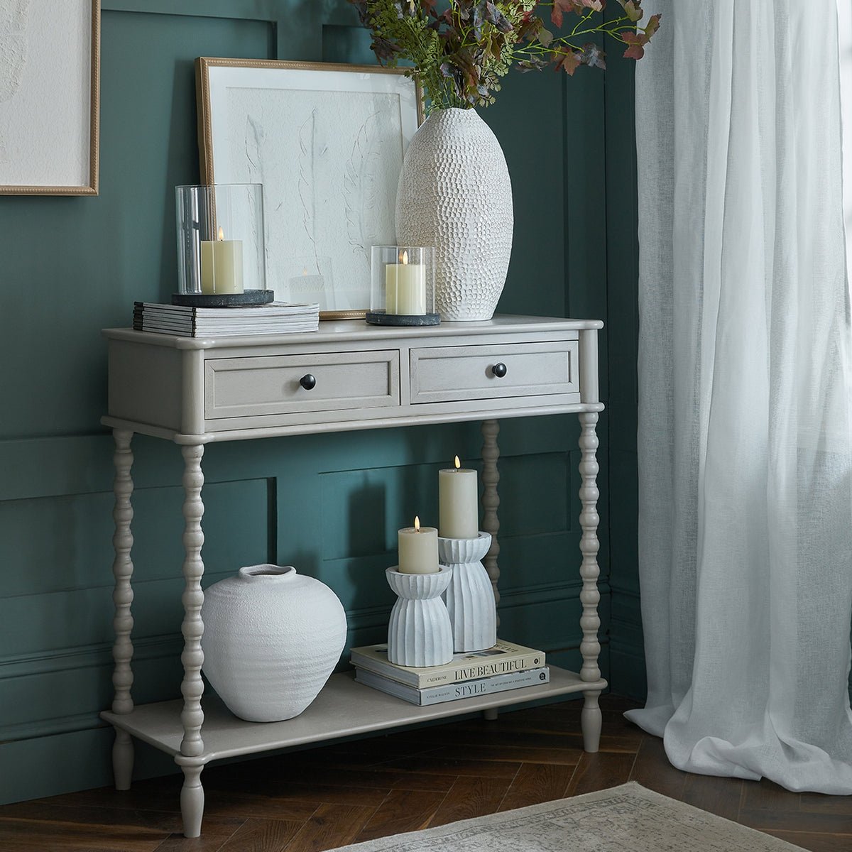 The Camden Collection Two Drawer Console Table - image 1