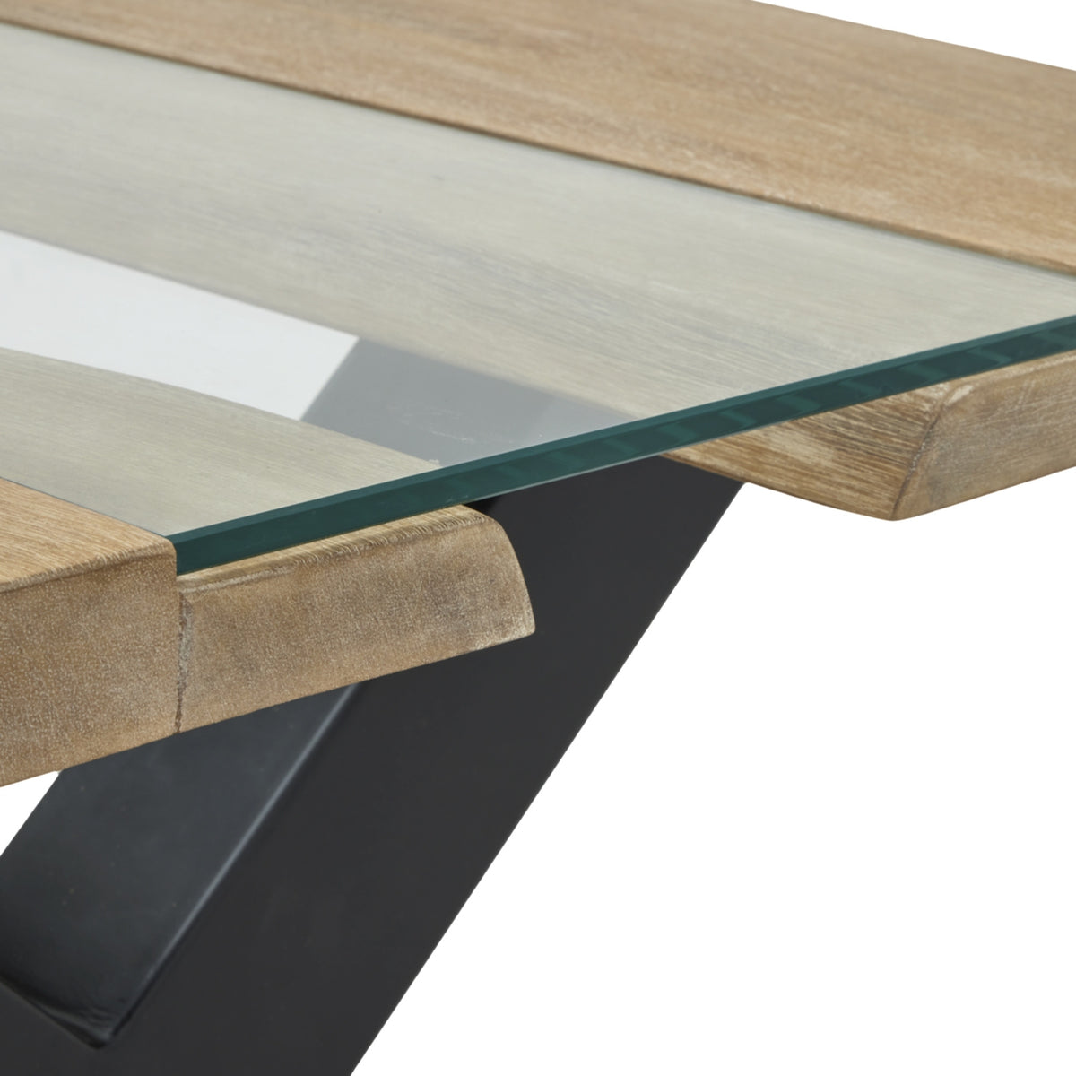 Live Edge Collection Light Acacia River Coffee Table - image 4