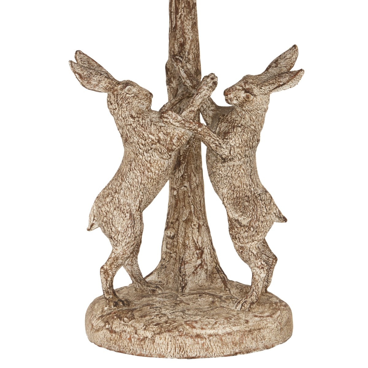 Stonewashed Marching Hares Lamp With Linen Shade - image 2