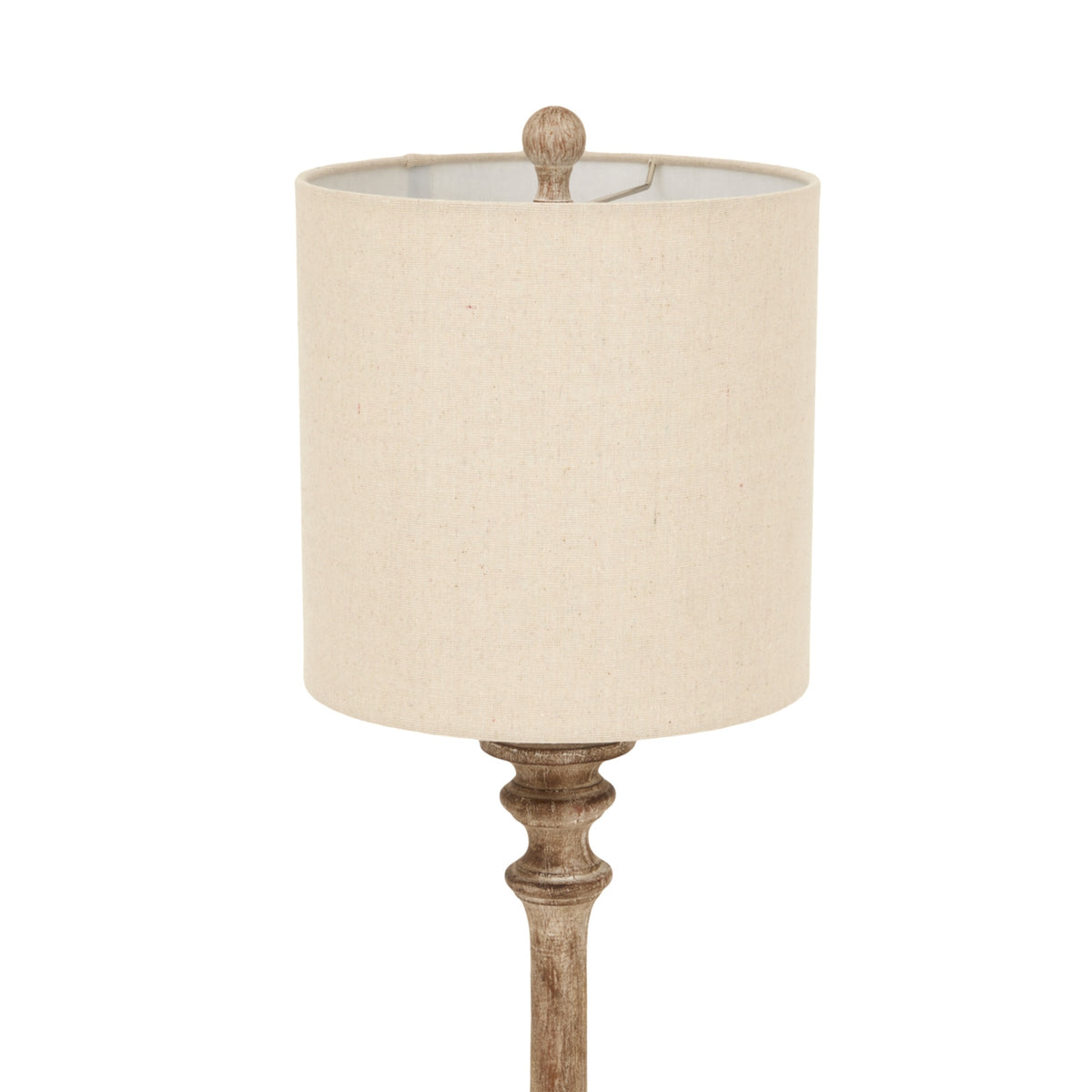 Pallido Candlestick Table Lamp With Linen Shade - image 3