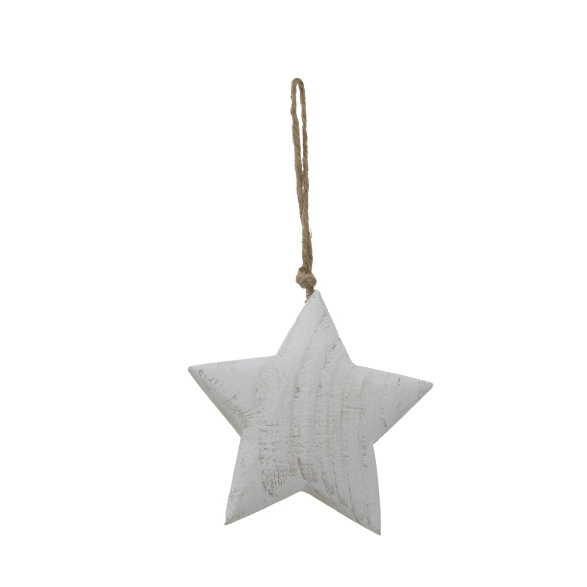 Whitewashed Rustic Hanging Star - image 1