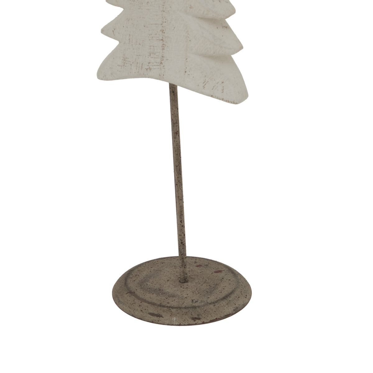 Whitewashed Tall Tree On Stand - image 3