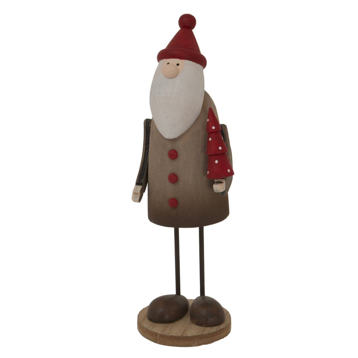 Large Rustic Tall Santa - image 2