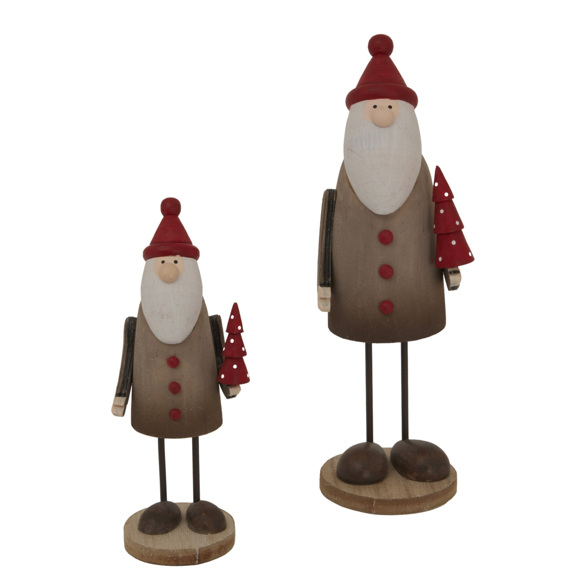 Large Rustic Tall Santa - image 3