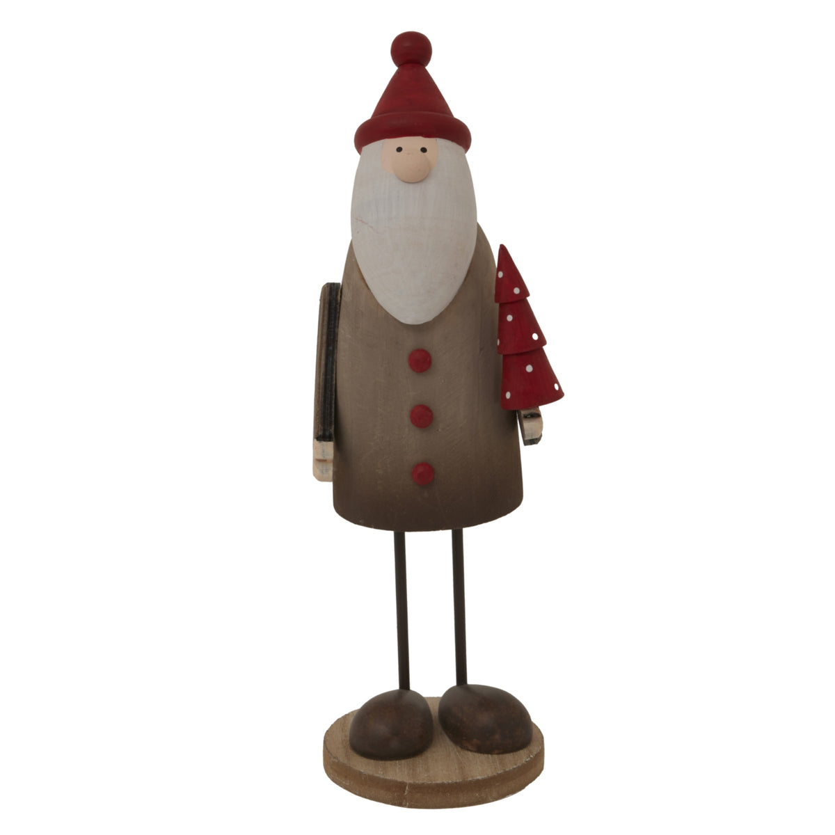 Large Rustic Tall Santa - image 1
