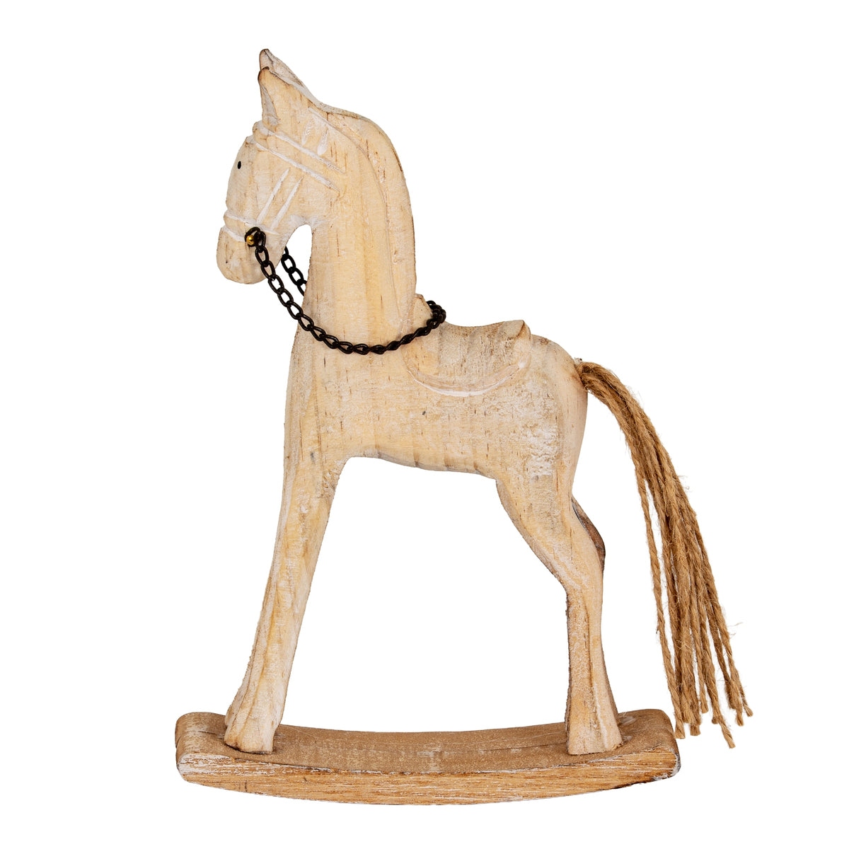 Natural Rustic Rocking Horse - image 2