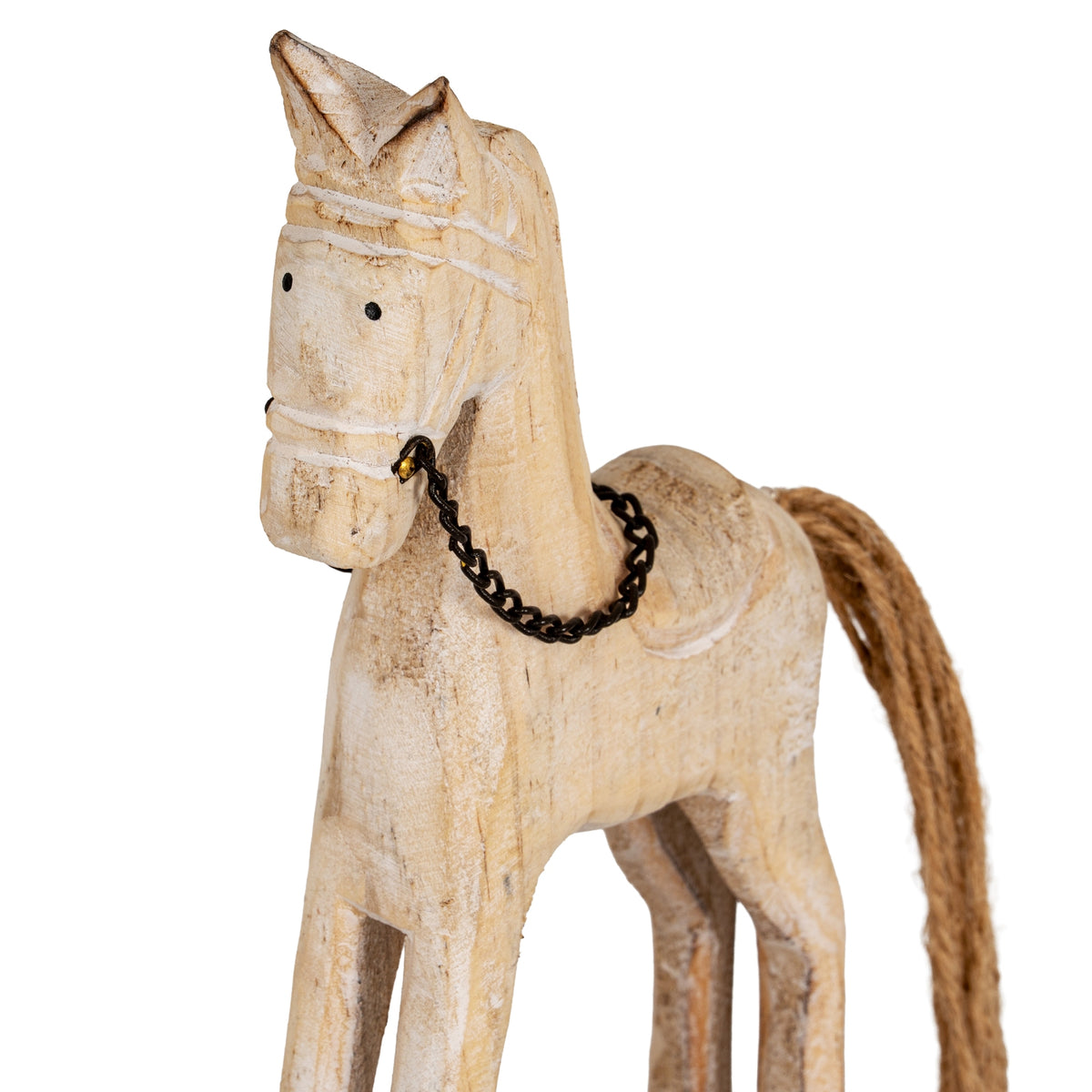 Natural Rustic Rocking Horse - image 3
