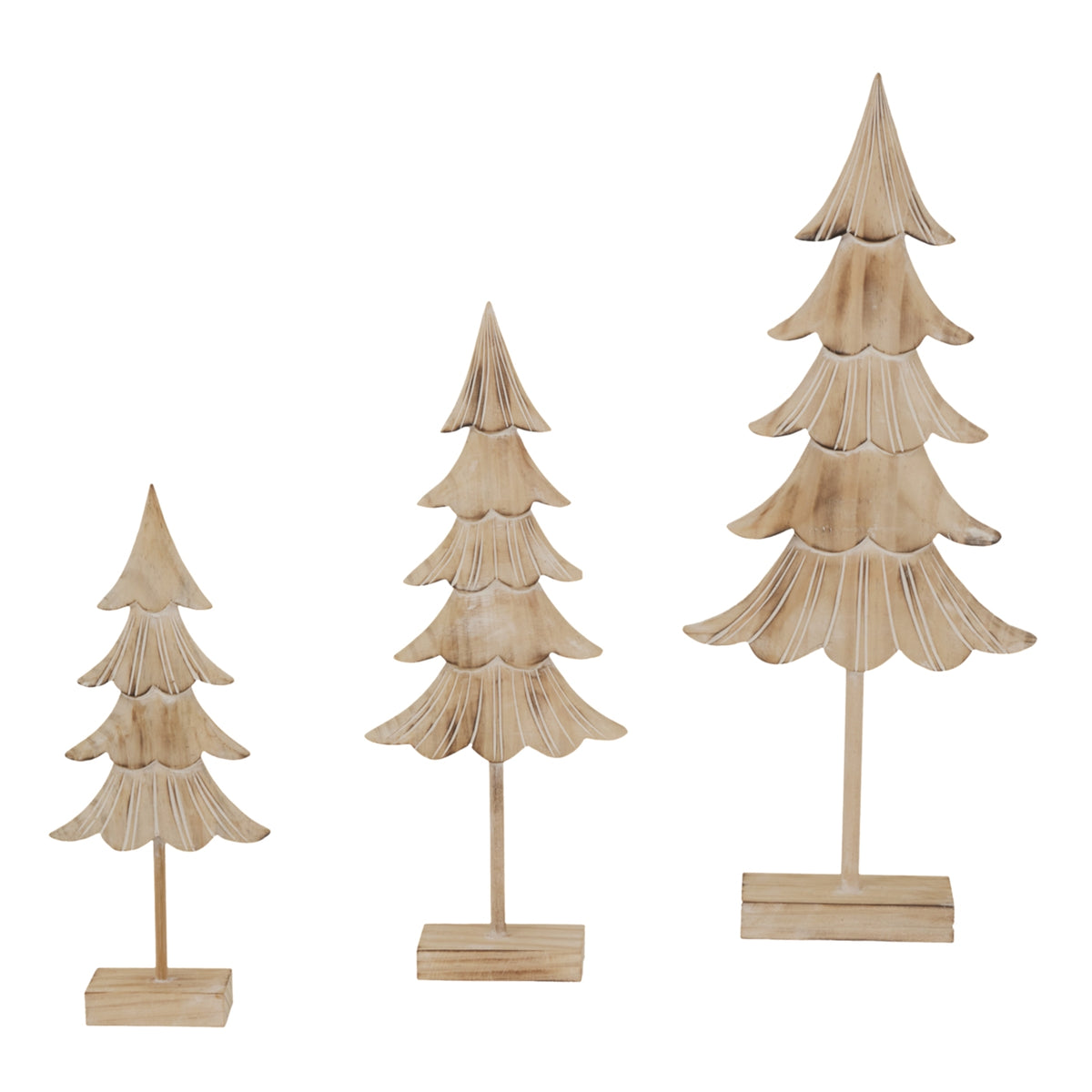 Medium Rustic Fir Tree On Stand - image 3