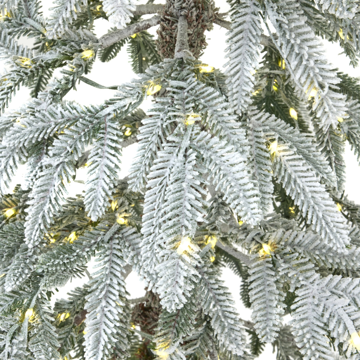 Large Snowy Woodland Pre-Lit 350 Led Christmas Tree - image 3