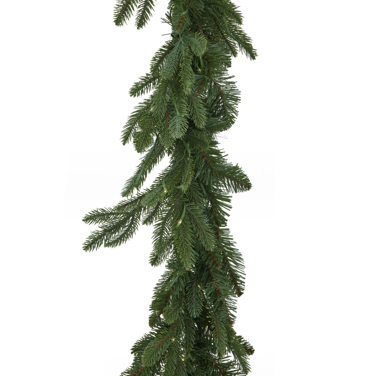 Green Pre-Lit Woodland 200 Led Fir Christmas Garland - image 2