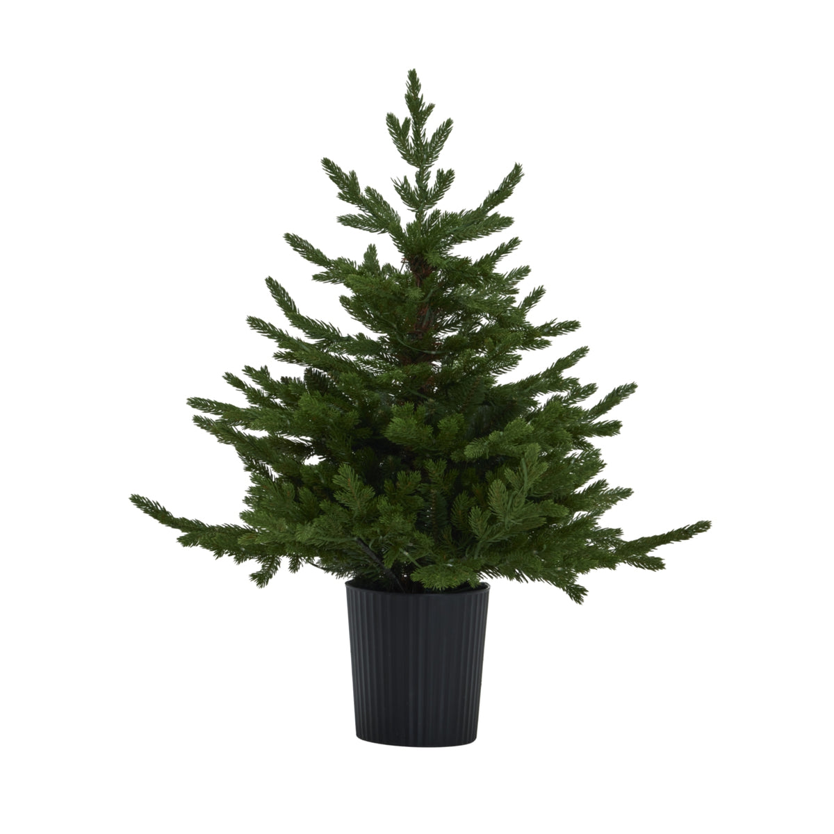 Green Forest Fir Pre-Lit Led 300L Christmas Tree In Pot - image 1