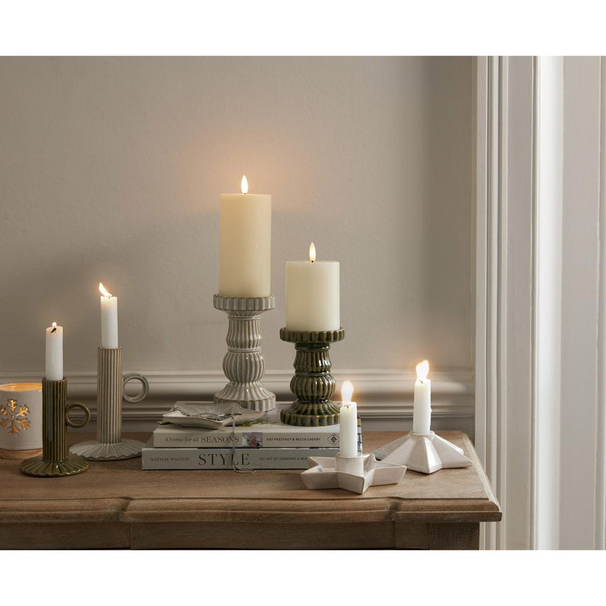 Alora Ceramic Star Candle Holder - image 2