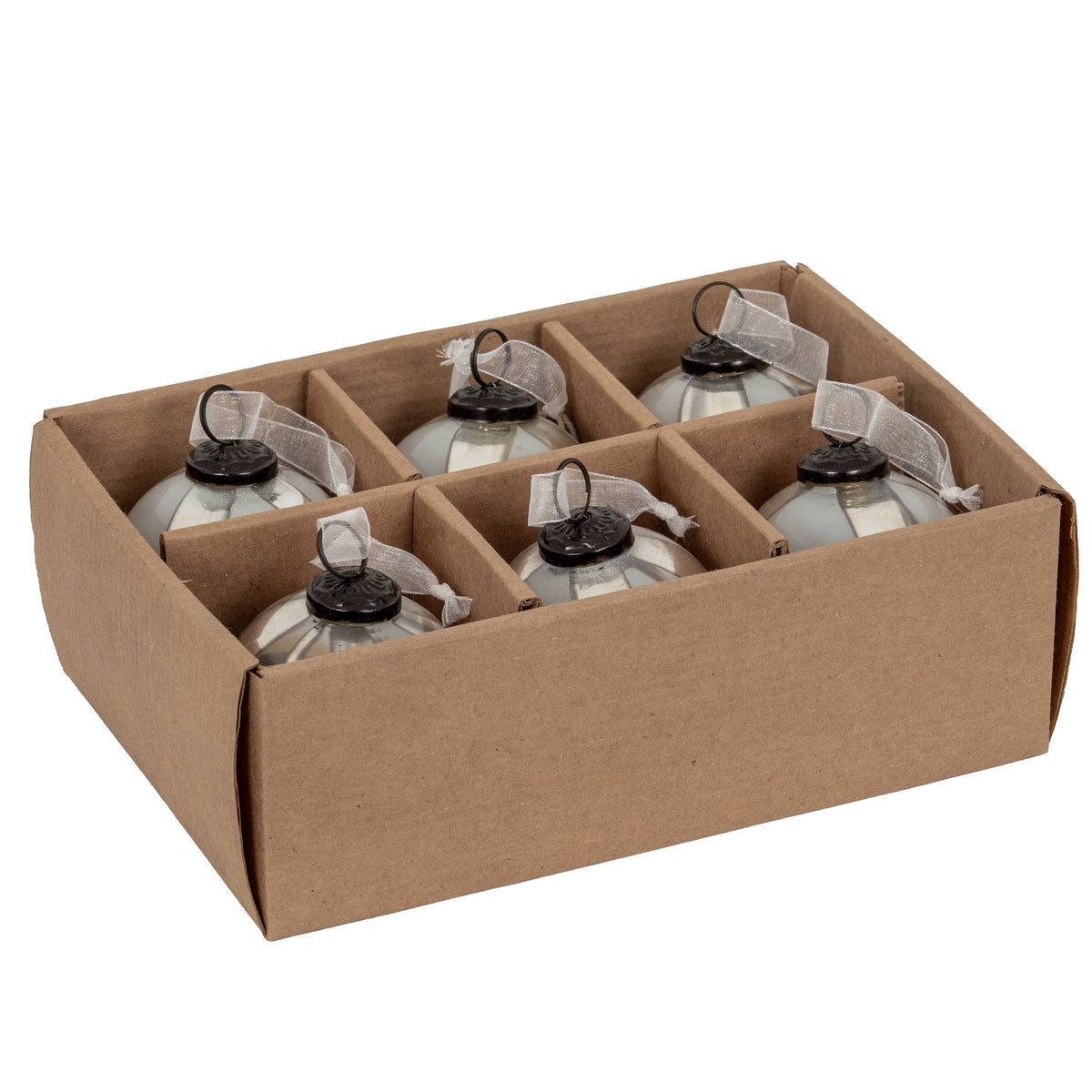 Coffee Ombre Set Of 6 Baubles - image 3