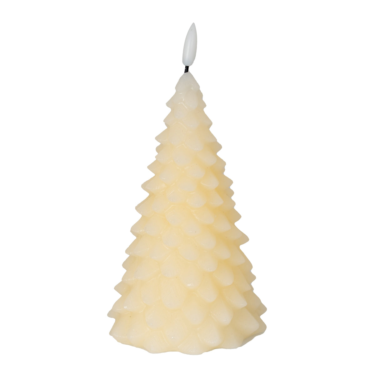 Luxe Collection Natural Glow Cream Tree LED Wax Candle - image 1