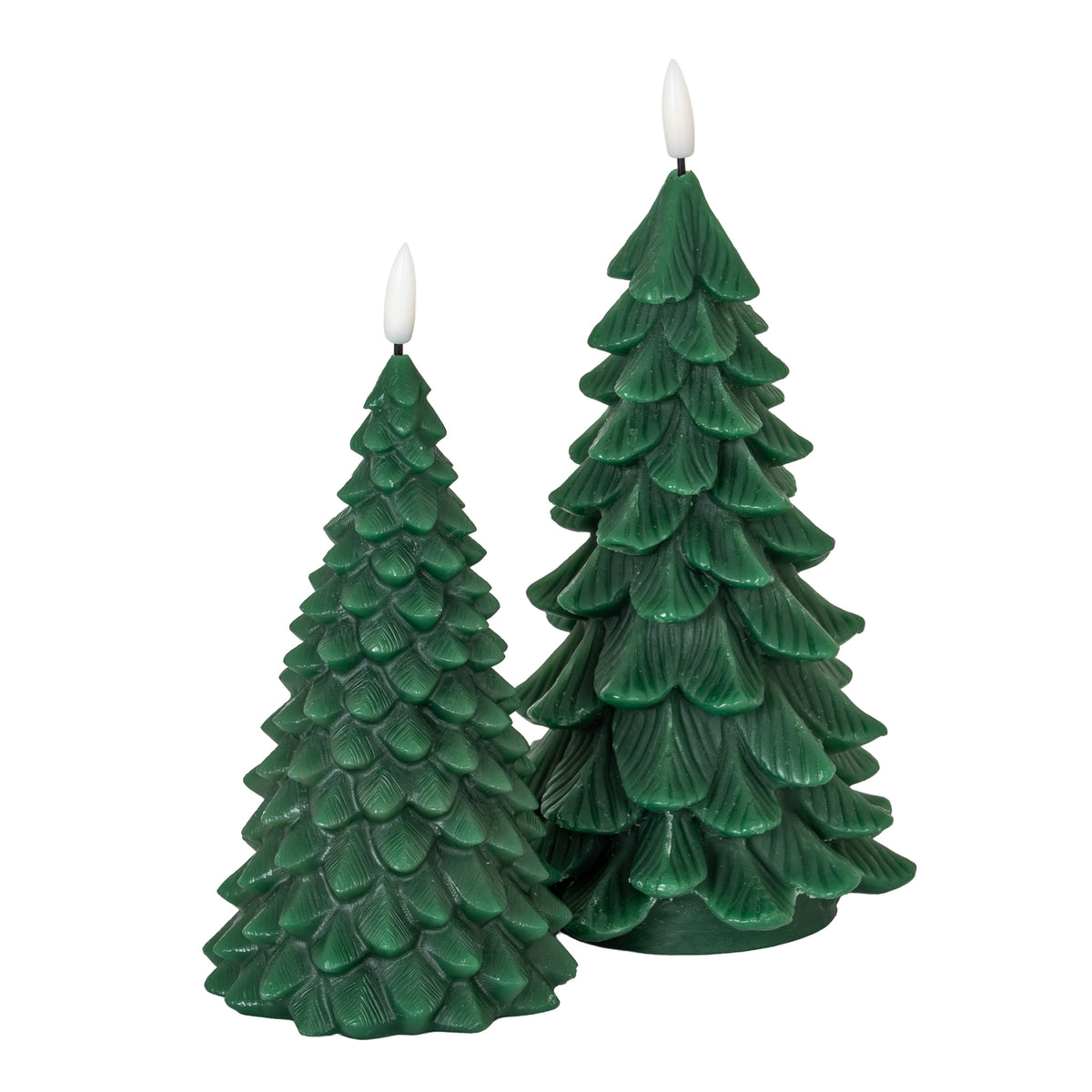 Luxe Collection Natural Glow Green Tree LED Wax Candle - image 3