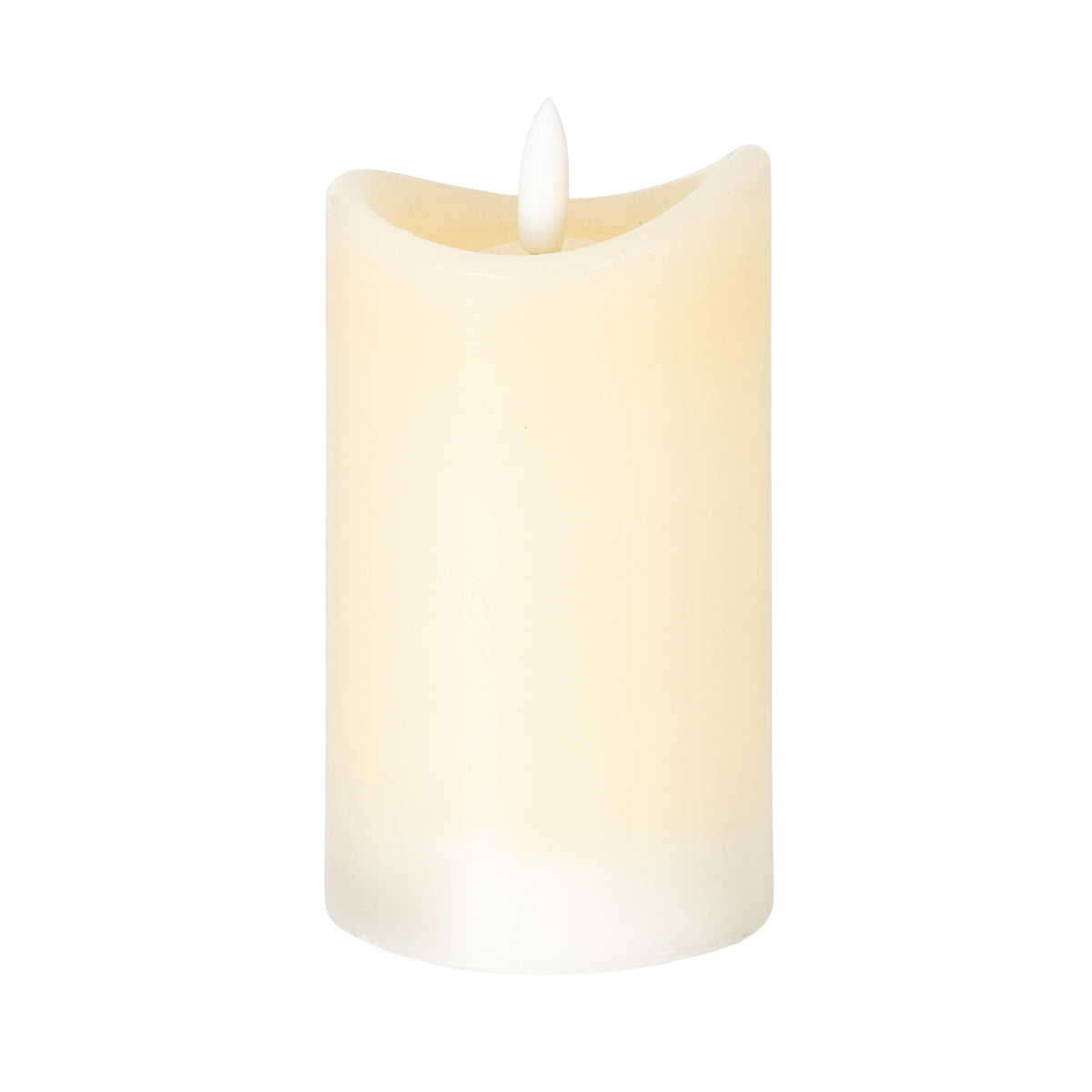 Luxe Collection Natural Glow 2.75x5 Cream Melted LED Candle - image 1