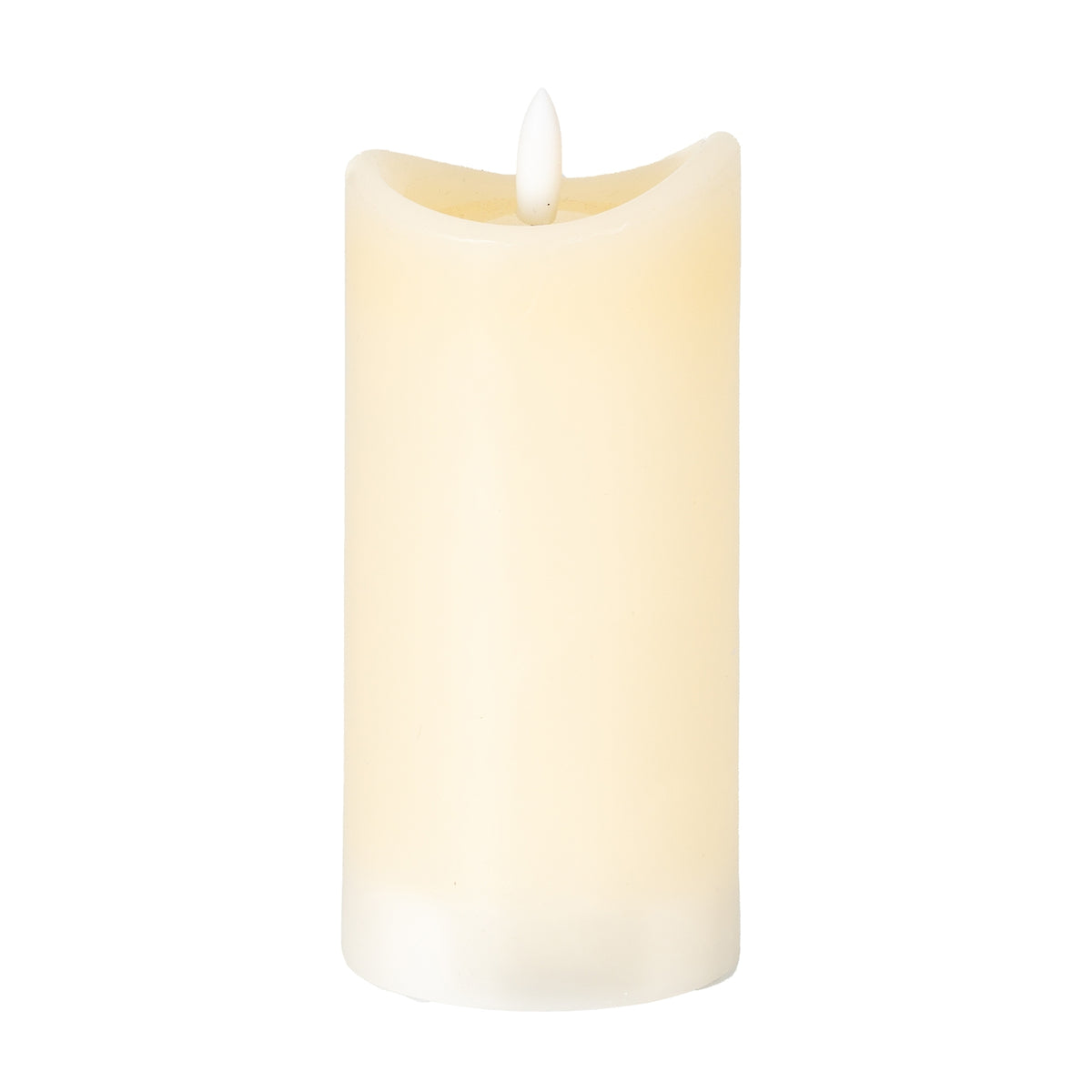 Luxe Collection Natural Glow 2.75x6 Cream Melted LED Candle - image 1