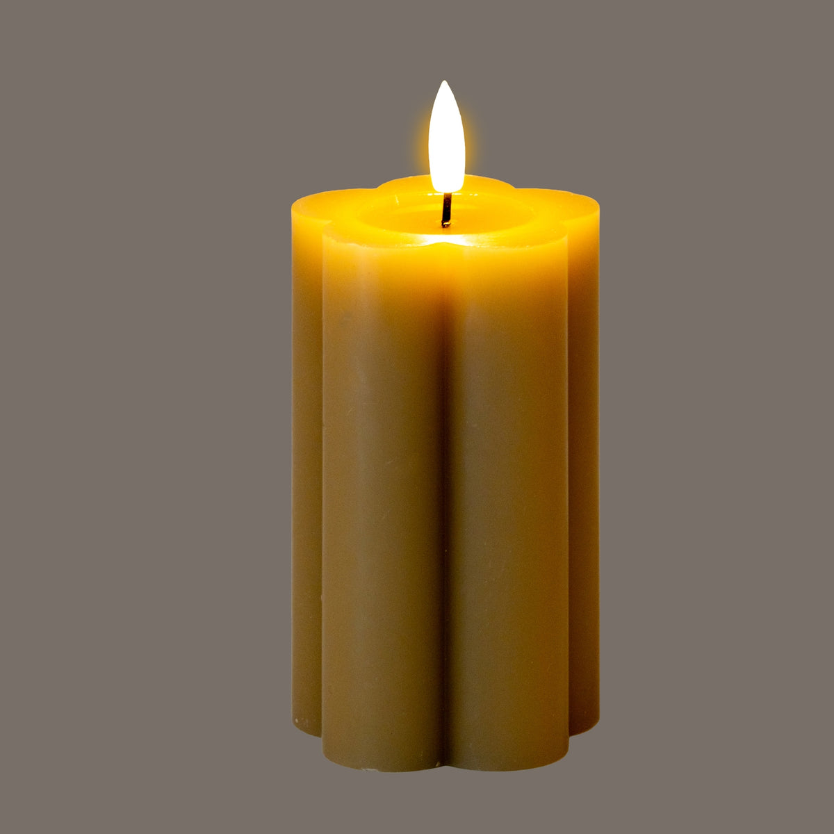 Luxe Collection Natural Glow 2.75x5 Stone LED Candle - image 2